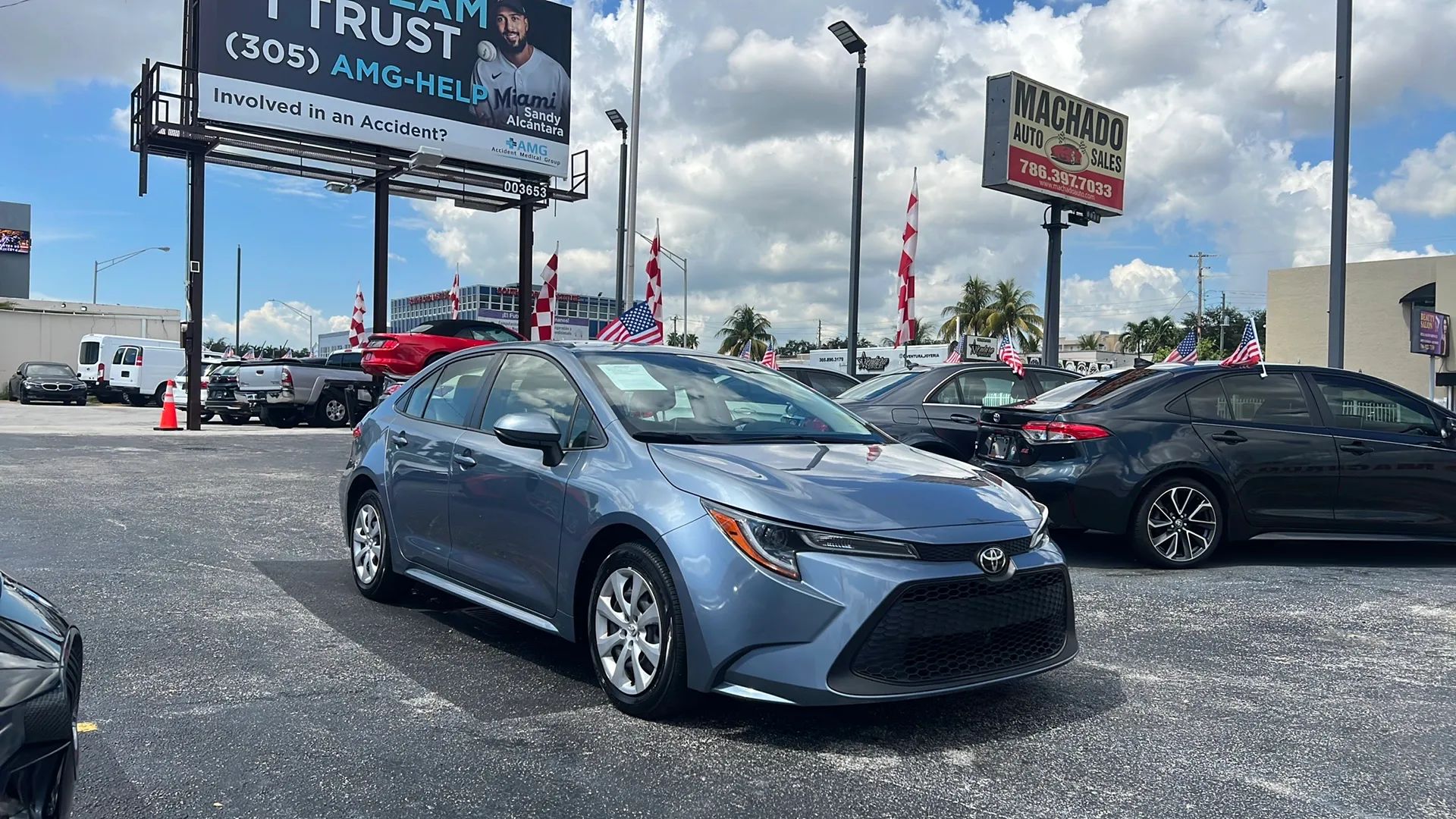 Toyota Corolla 2020. Uno de los Mejores Autos para Compradores Primerizos en 2025, en Miami. Machado Auto Sales.