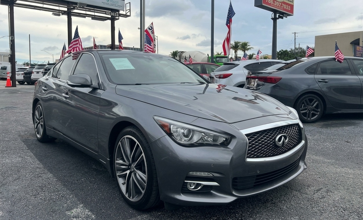 Infiniti Q50: Find this model or similar vehicles at Machado Auto Sales in Miami, Florida.
