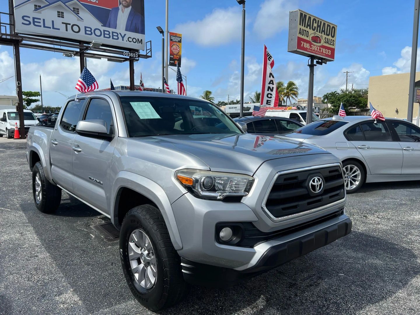 2017 Toyota Tacoma Double Cab: One of the Best Used Cars Near Little Havana. Available at Machado Auto Sales. Miami.